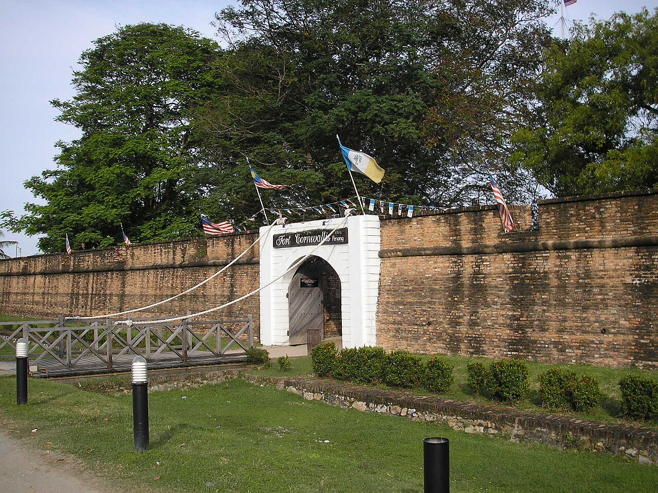 康华利斯堡(Fort Cornwallis) 参考图 1